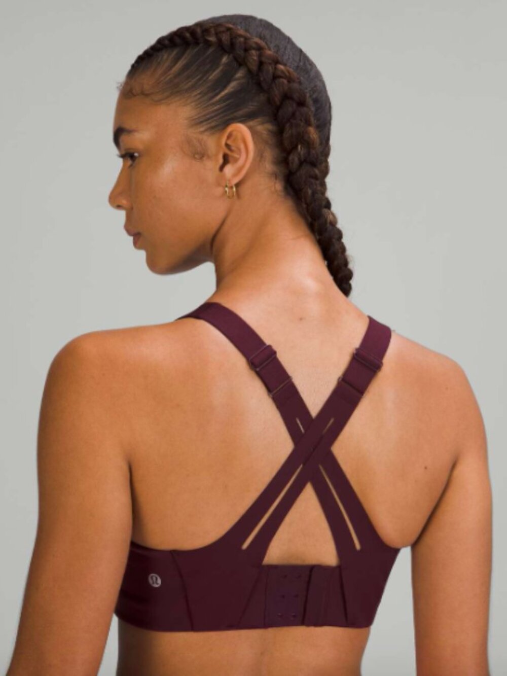 Lululemon Sz 36DD Womens AirSupport Bra High Support Cassis / Red Merlot